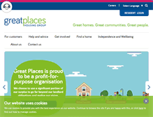 Tablet Screenshot of greatplaces.org.uk